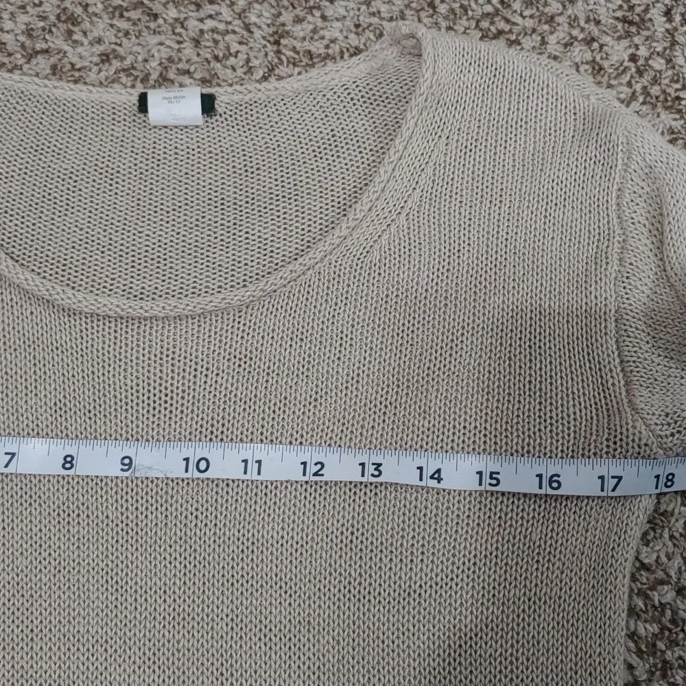 J. Crew Women's Beige Linen Sweater Size XS